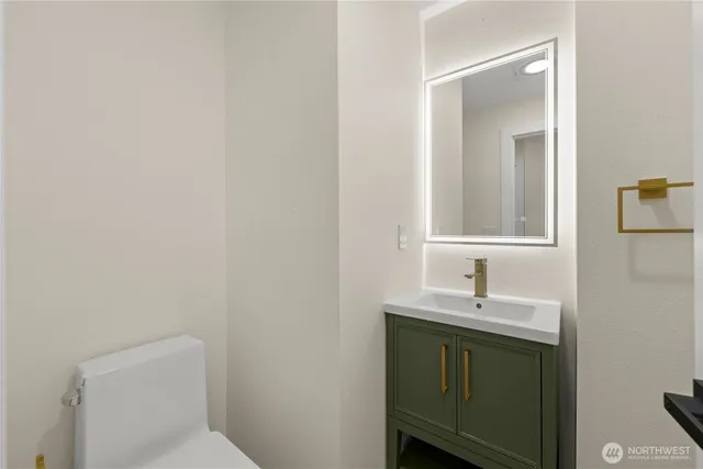 a bathroom with a sink and a toilet