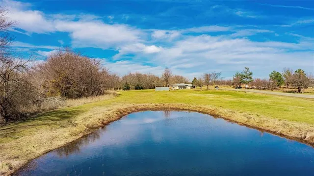 a view of an ocean and beach