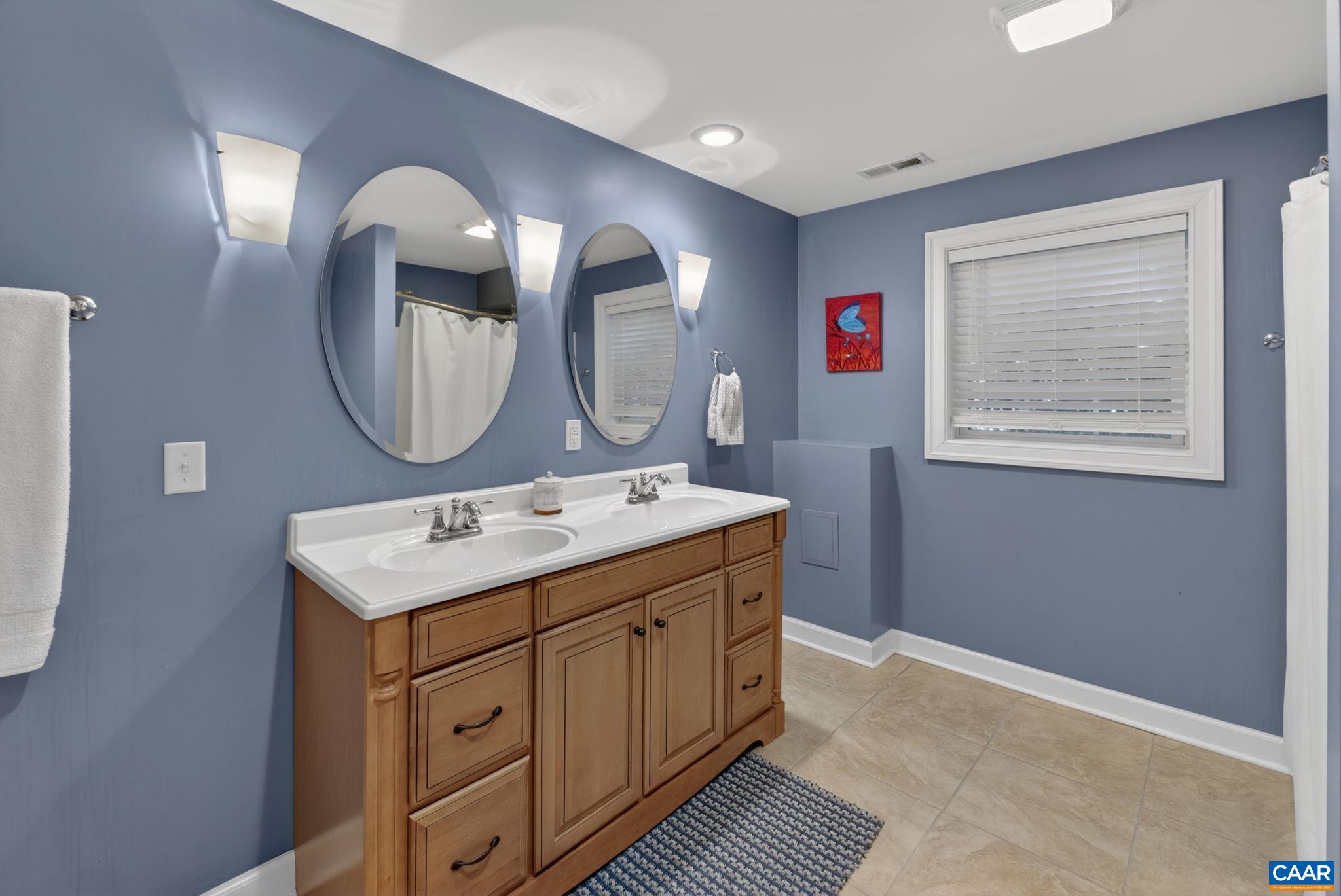 511 Taylor Ridge Way Palmyra, VA 22963 - Photo 40 of 57 a bathroom with a sink mirror and vanity