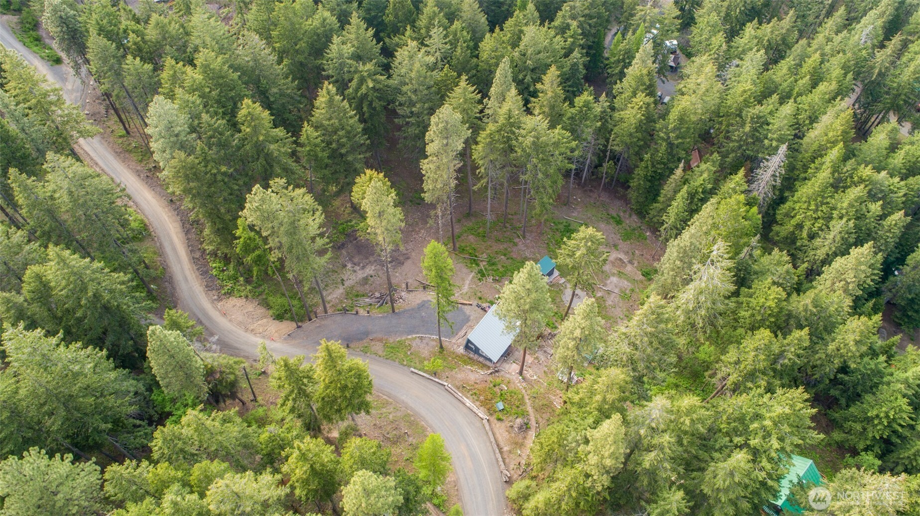 451 Aspen Springs Road Cle Elum, WA 98922 - Photo 16 of 27 an aerial view of residential house with outdoor space and trees all around