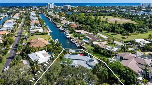 $2,595,000 | 2432 Northeast 22nd Avenue, Lighthouse Point, FL 33064
