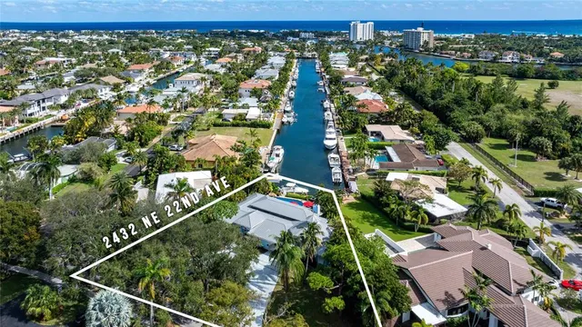 $2,595,000 | 2432 Northeast 22nd Avenue, Lighthouse Point, FL 33064
