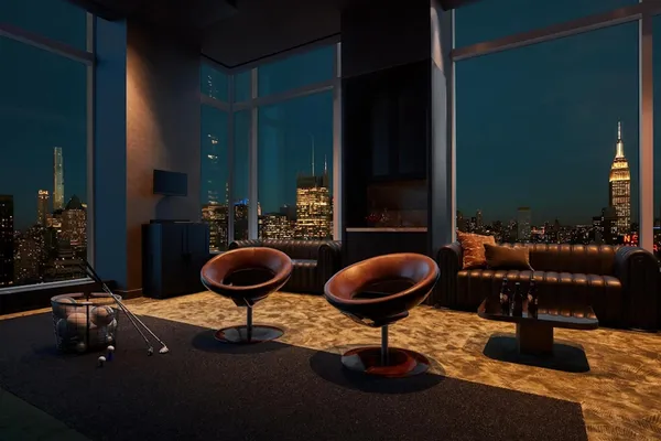 a view of a house and dining room