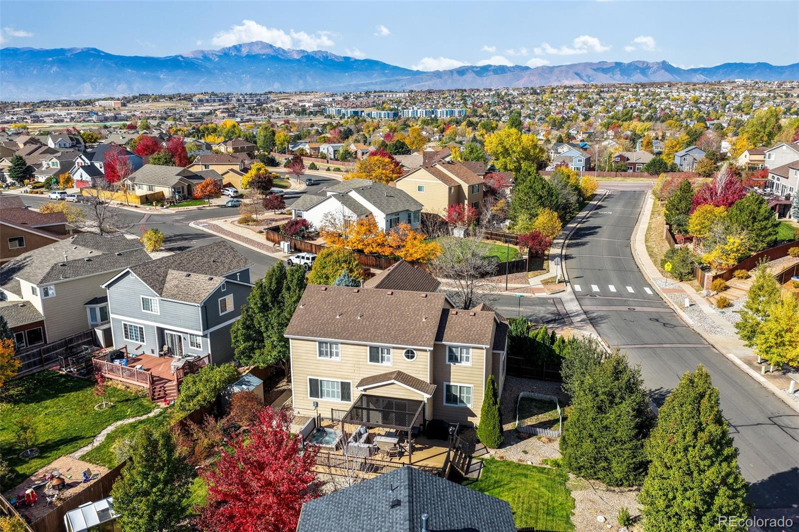 4457 Centerville Drive Colorado Springs, CO 80922 - Photo 4 of 50 an aerial view of multiple house