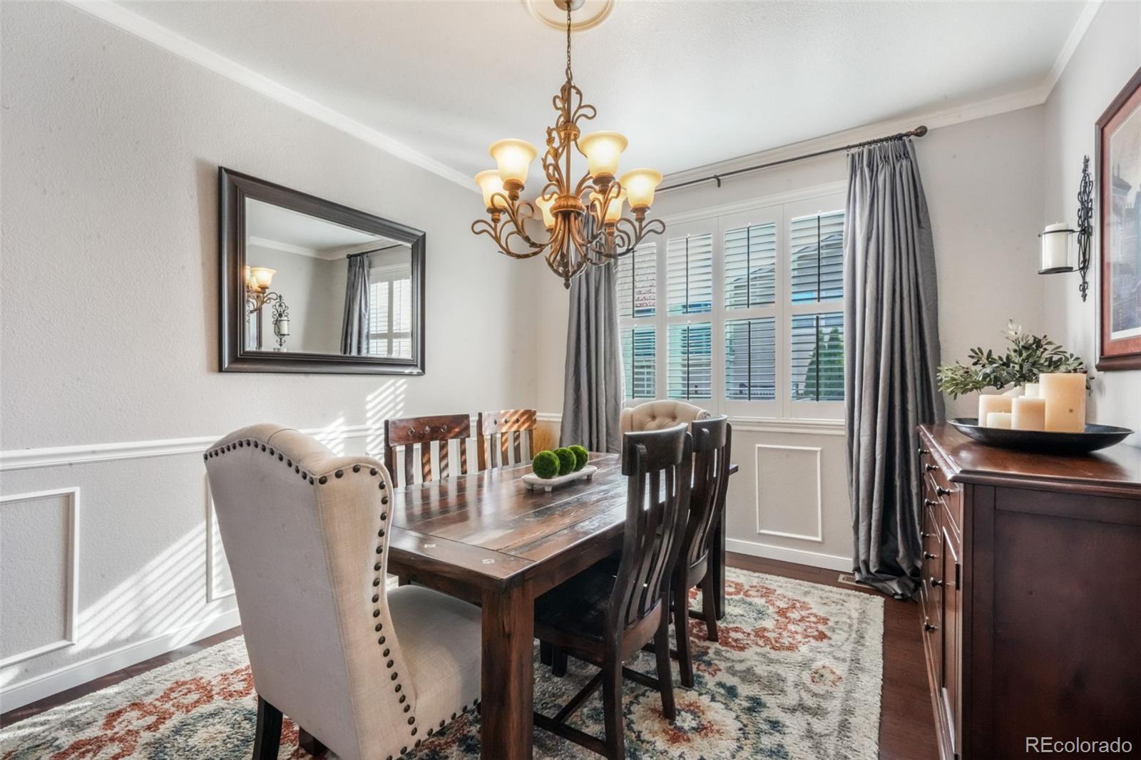 4457 Centerville Drive Colorado Springs, CO 80922 - Photo 10 of 50 a view of a dining room with furniture window and outside view
