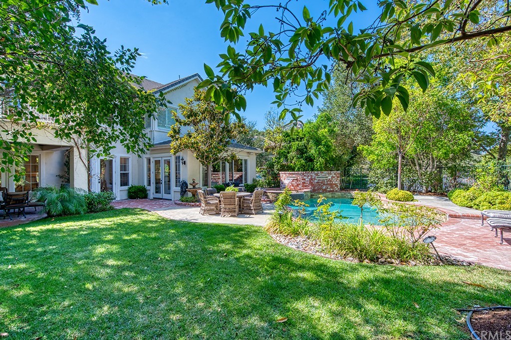 4 Black Walnut Coto de Caza, CA 92679 - Photo 37 of 39 a view of backyard with sitting area and slide