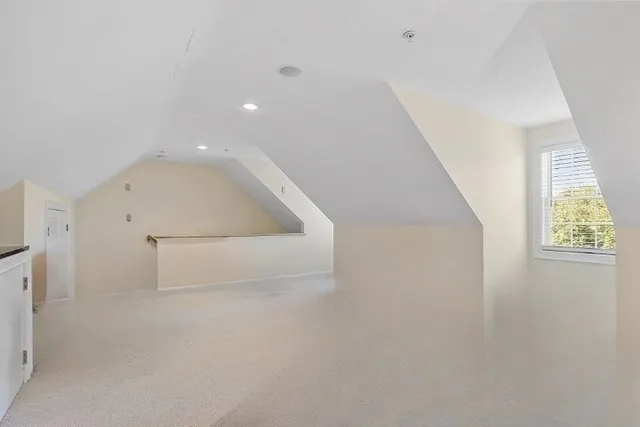 a view of a livingroom with an empty space