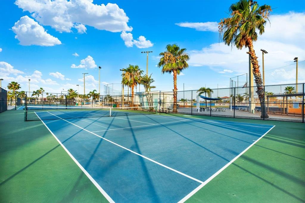 337 Rex Place, Unit A Madeira Beach, FL 33708 - Photo 39 of 48 a view of a tennis court