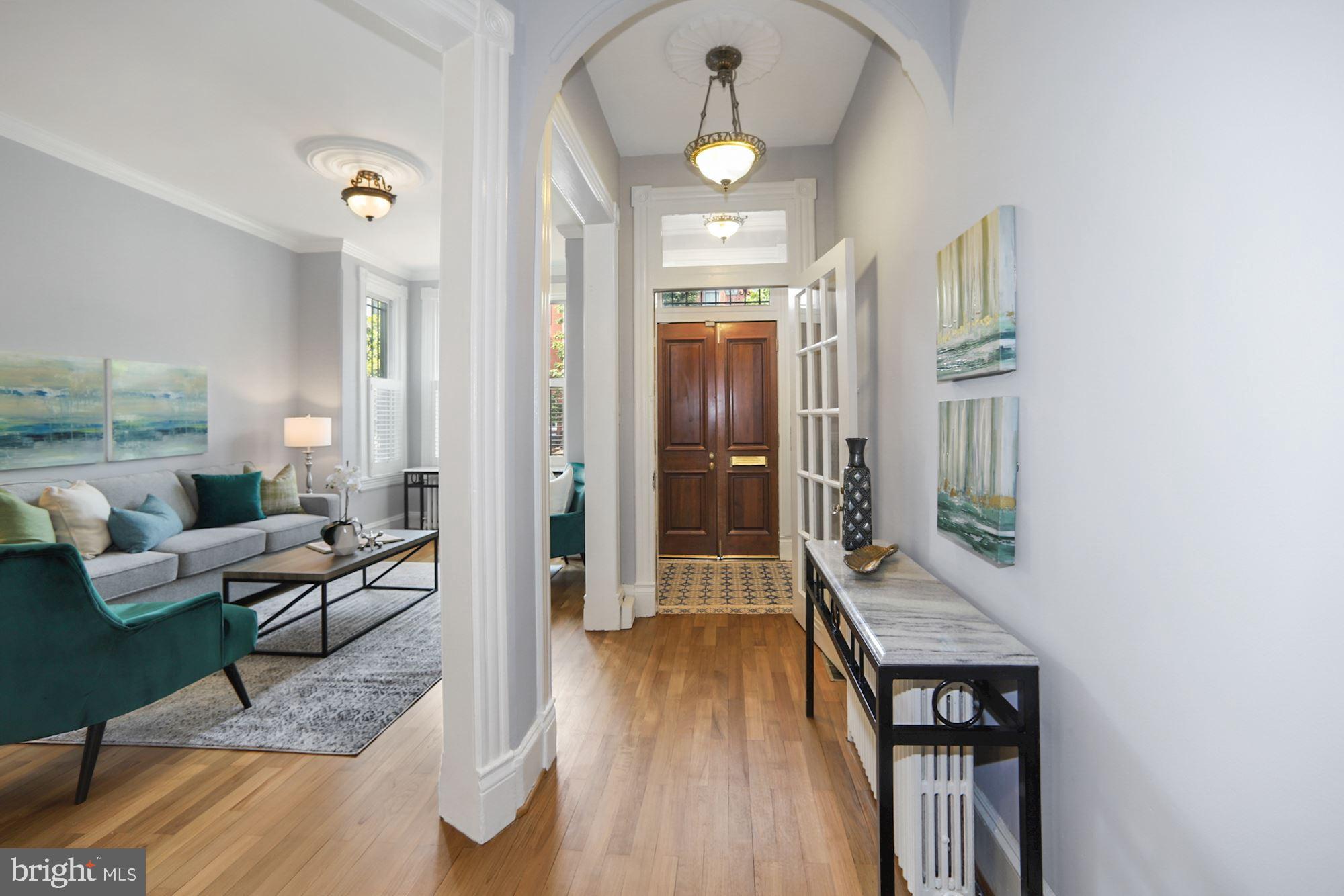 151 E Street Southeast Washington, DC 20003 - Photo 3 of 27 Foyer - Living Room