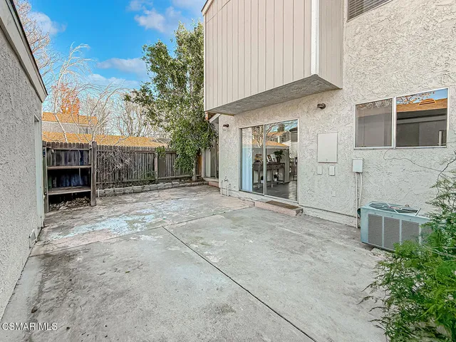 an outdoor view having patio
