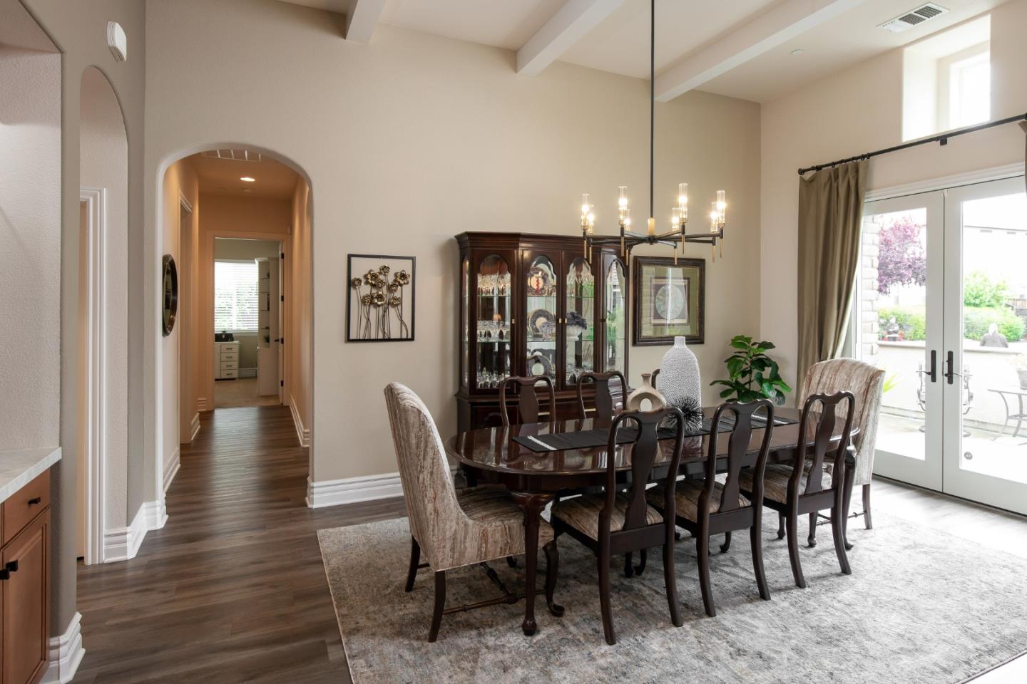 7217 Pitlochry Drive Gilroy, CA 95020 - Photo 14 of 66 a view of a dining room with furniture window and wooden floor