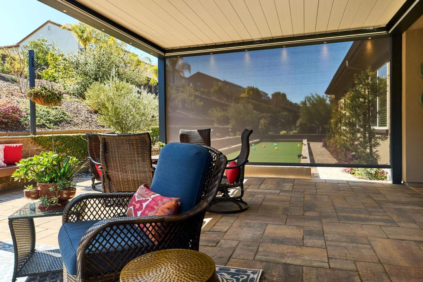 7217 Pitlochry Drive Gilroy, CA 95020 - Photo 39 of 66 a outdoor living space with furniture and garden view