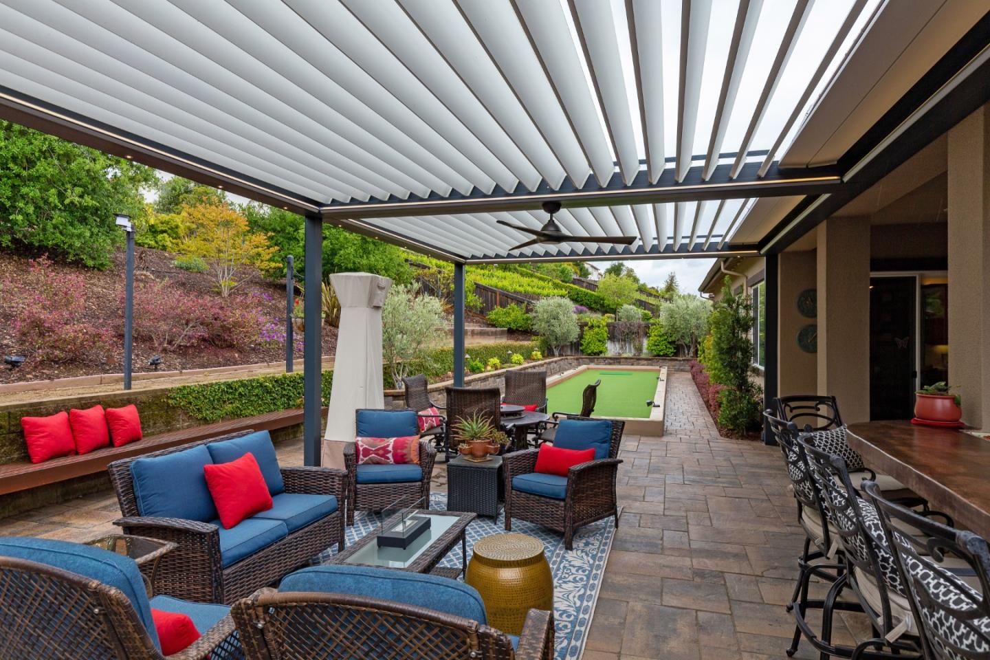 7217 Pitlochry Drive Gilroy, CA 95020 - Photo 43 of 66 a view of yard from deck with patio