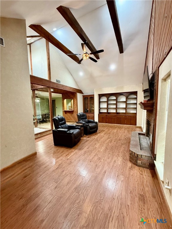 20 Hambleton Road Victoria, TX 77905 - Photo 6 of 42 a living room with furniture and a wooden floor