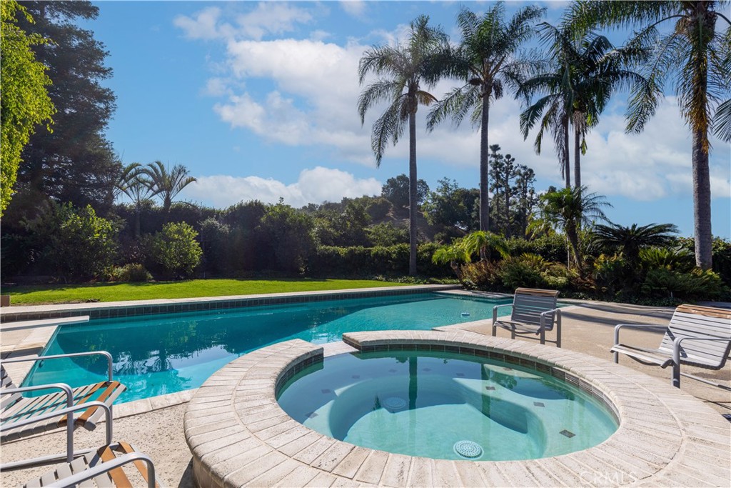 8224 Seranata Drive Whittier, CA 90605 - Photo 44 of 55 a view of swimming pool with a yard