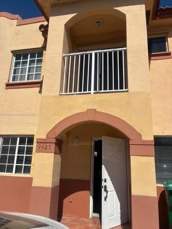 a view of front door