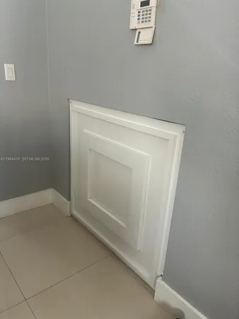 a view of a closet and storage