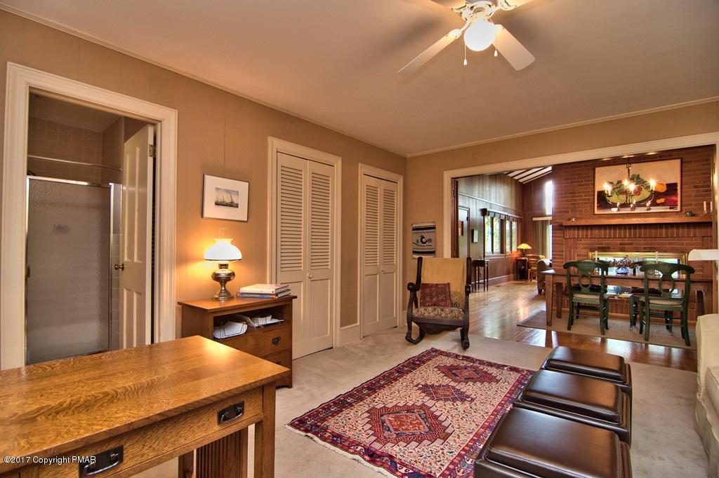342 Summit Road Swiftwater, PA 18370 - Photo 40 of 53 a living room with furniture and wooden floor