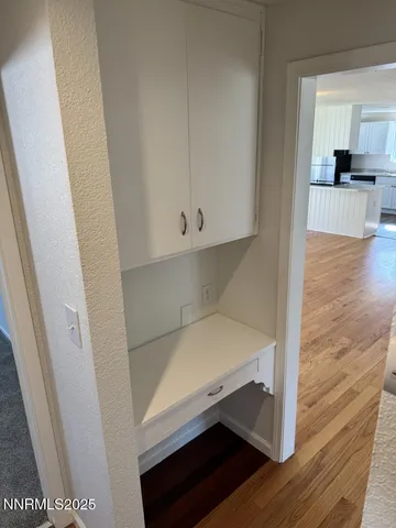 a view of kitchen and utility room