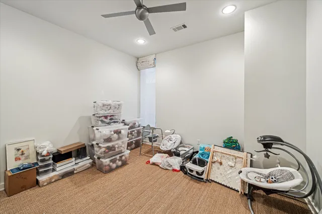 a room with furniture