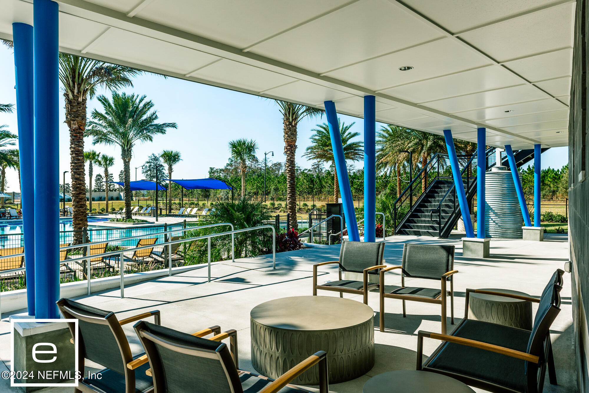 11232 Bright Path Jacksonville, FL 32256 - Photo 76 of 78 a view of a dining room with furniture window and outside view