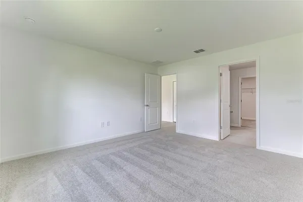 a view of a room with empty racks