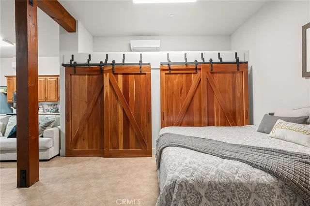 a view of a backyard with sitting area