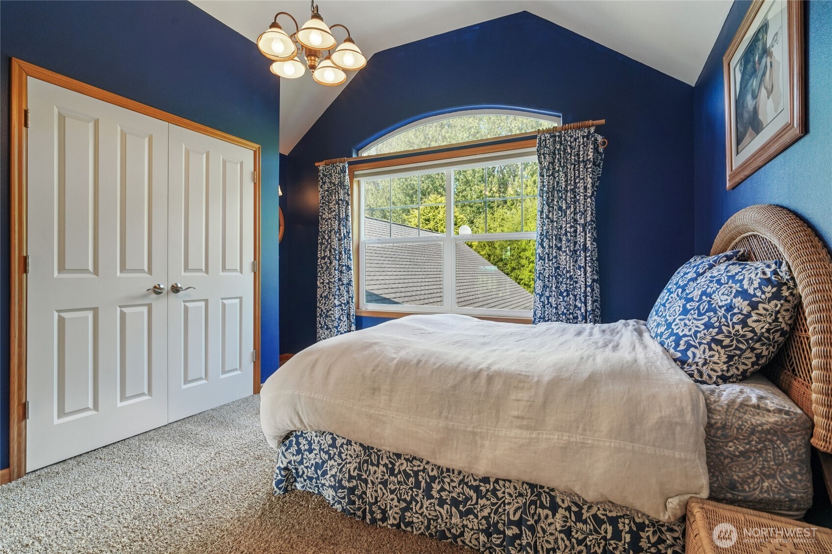 14827 Three Lakes Road Snohomish, WA 98290 - Photo 18 of 39 a bedroom with a bed and a large window