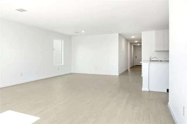 a view of empty room