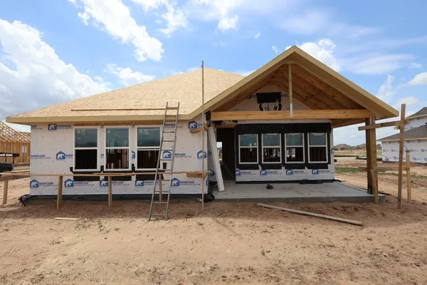 front view of a house with a porch