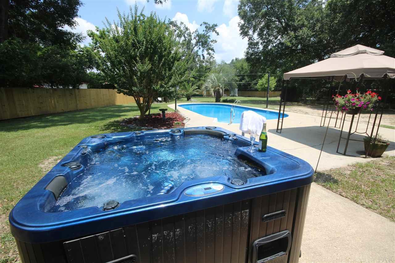 4296 Sea Port Road Pace, FL 32571 - Photo 6 of 50 after a long day! Pool set up for Polaris.
