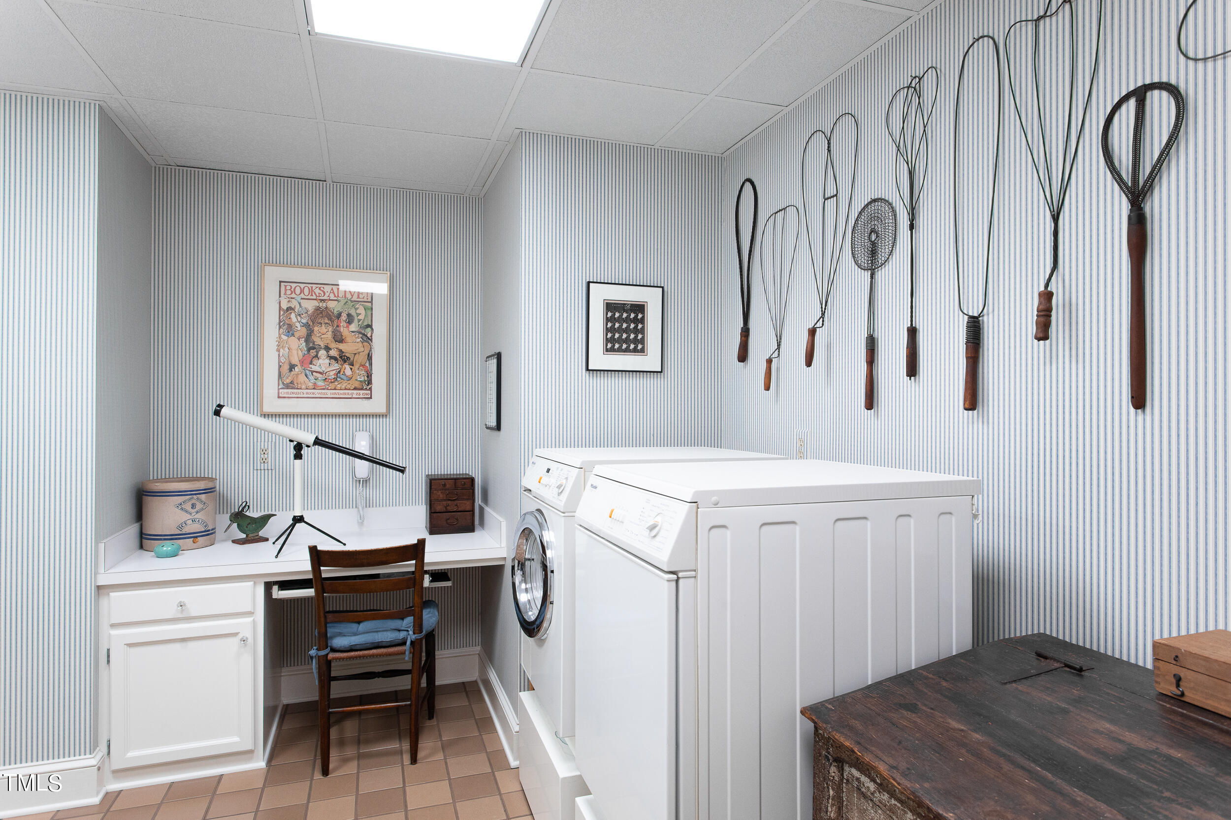 3940 Dover Road Durham, NC 27707 - Photo 57 of 72 a view of a storage and utility room with washer and dryer