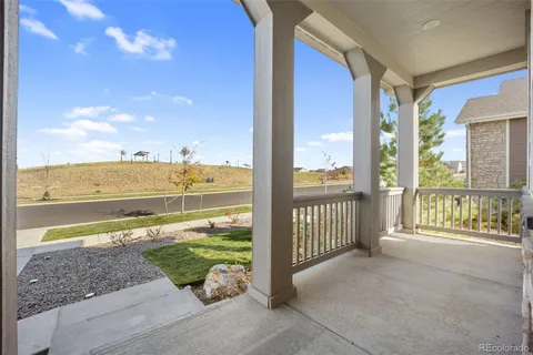 a view of swimming pool with ocean view