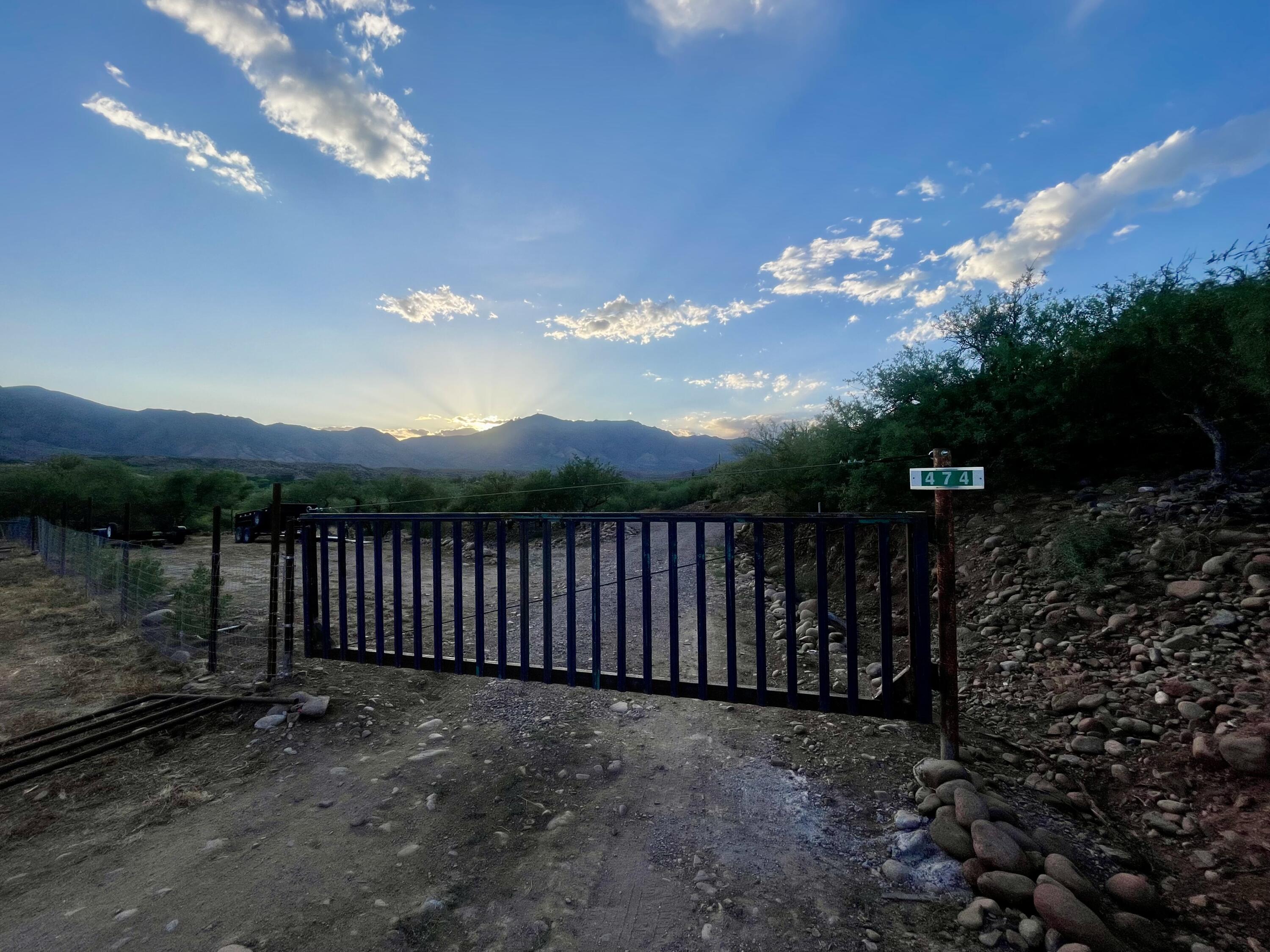 474 West Rodeo Drive Tonto Basin, AZ 85553 - Photo 2 of 19 entry gate