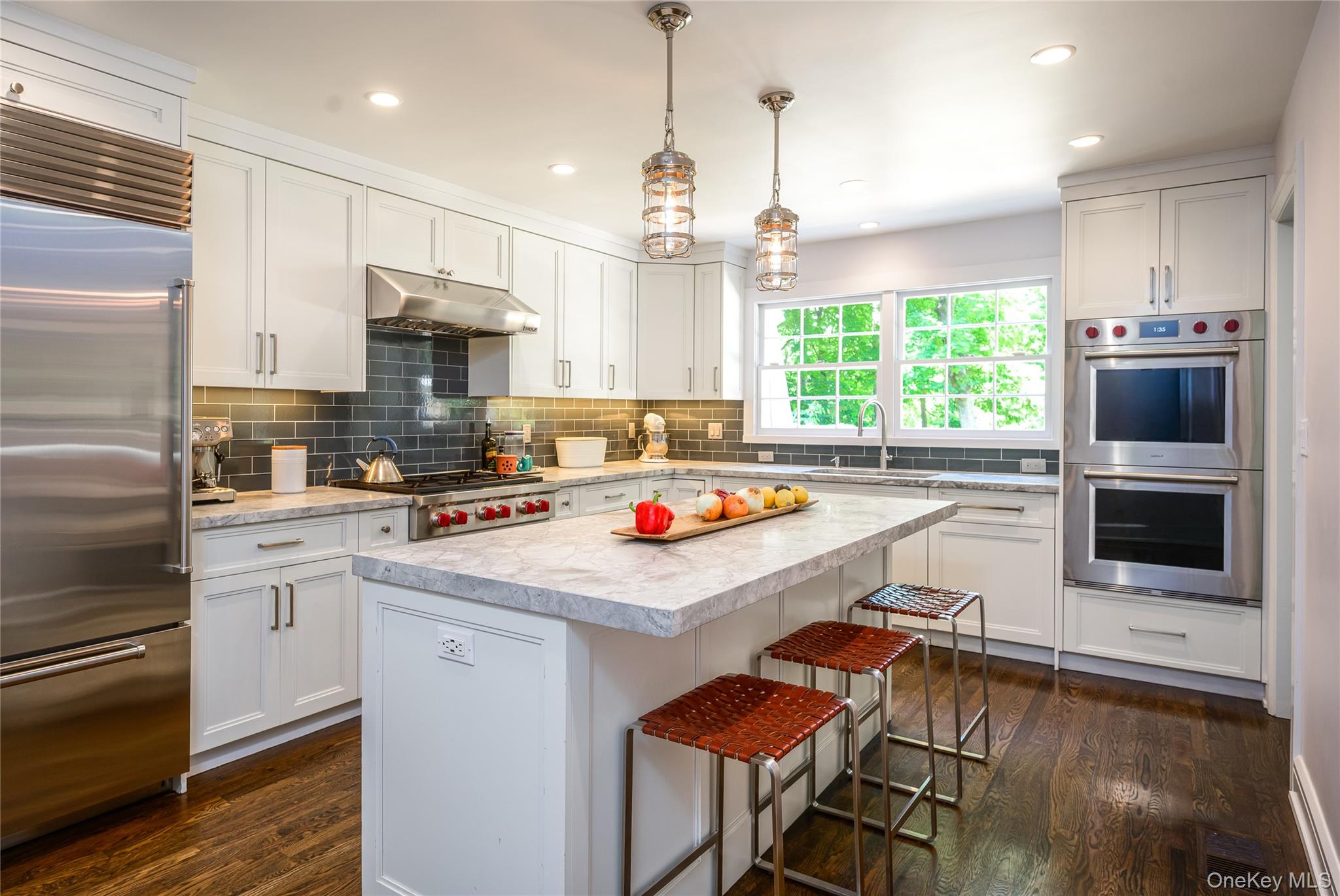 15 Laurel Hill Road Dobbs Ferry, NY 10522 - Photo 10 of 41 Fabulous Chef's Kitchen with Wolf and SubZero Appliances and Custom Cabinetry