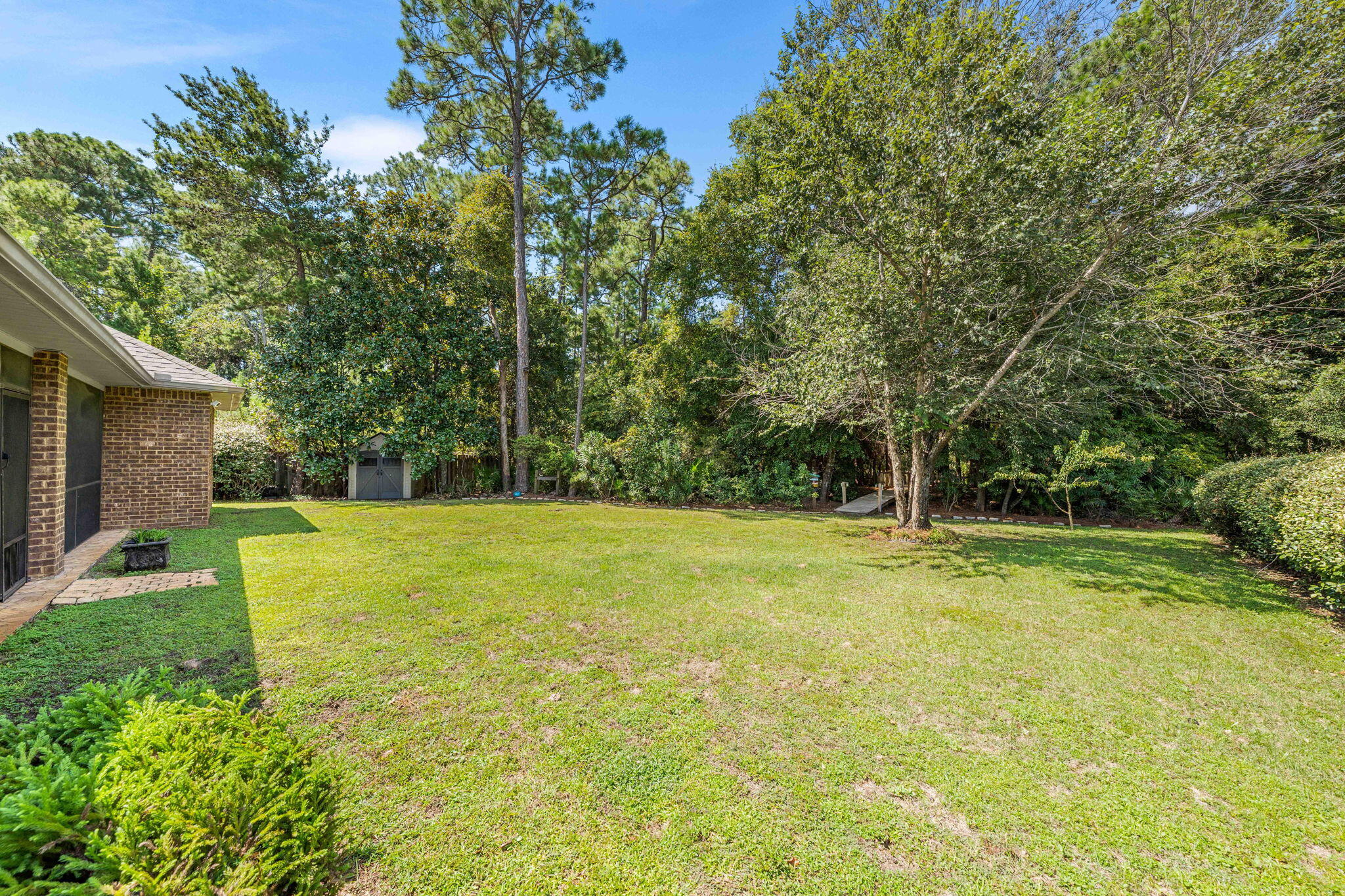 183 Mussett Bayou Court Santa Rosa Beach, FL 32459 - Photo 54 of 68 Backyard with room for a pool