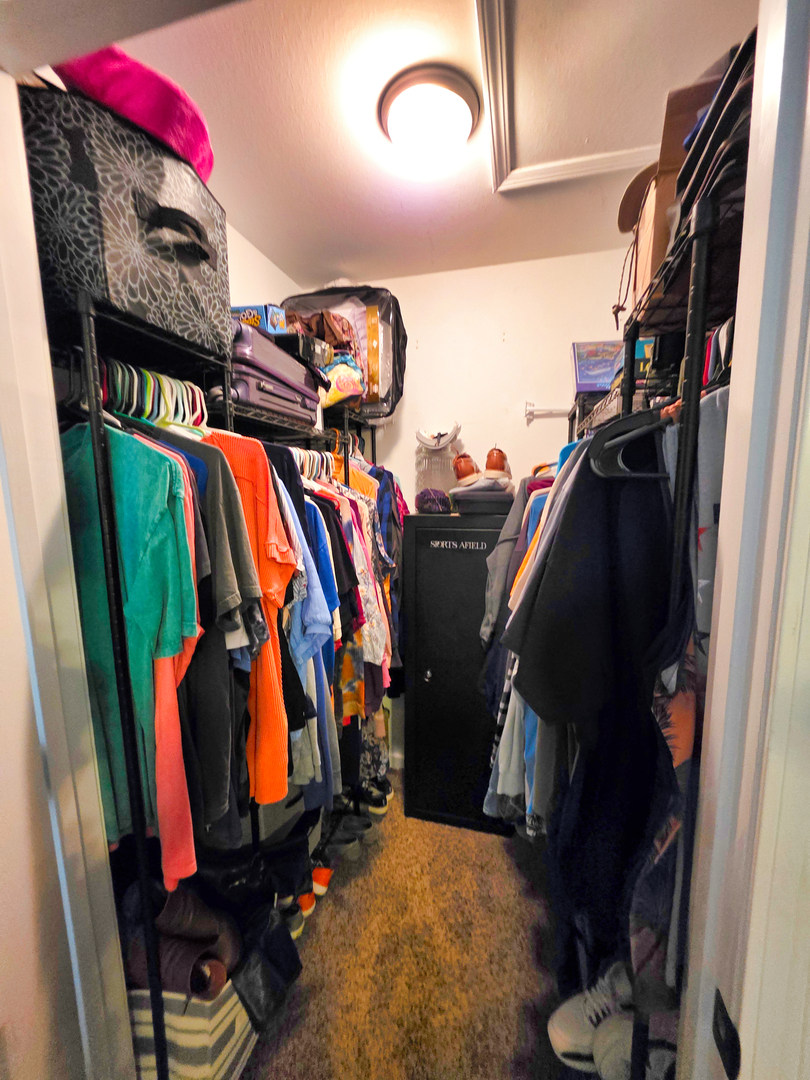 127 Flora Avenue Flora, IL 62839 - Photo 47 of 88 a view of walk in closet with clothes and shoes