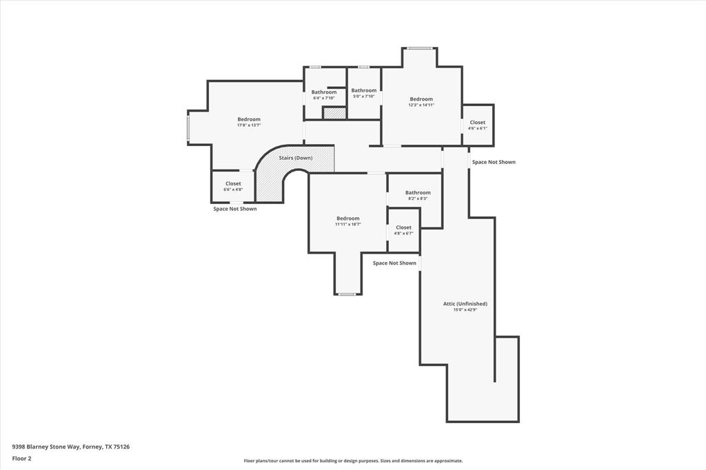 9398 Blarney Stone Way Forney, TX 75126 - Photo 38 of 38 a picture of floor plan
