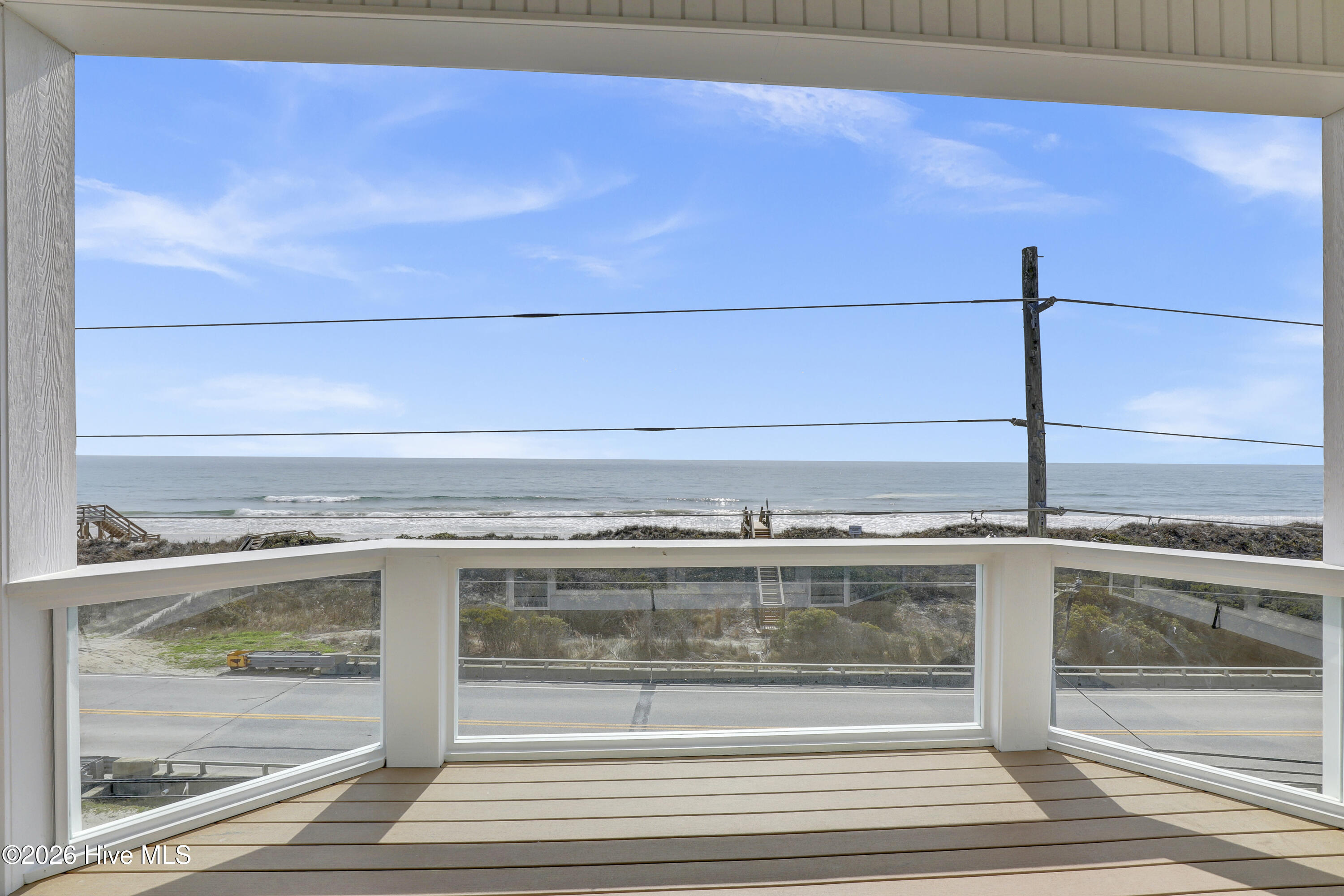 1519 New River Inlet Road North Topsail Beach, NC 28460 - Photo 48 of 63 Glass Panels Front deck