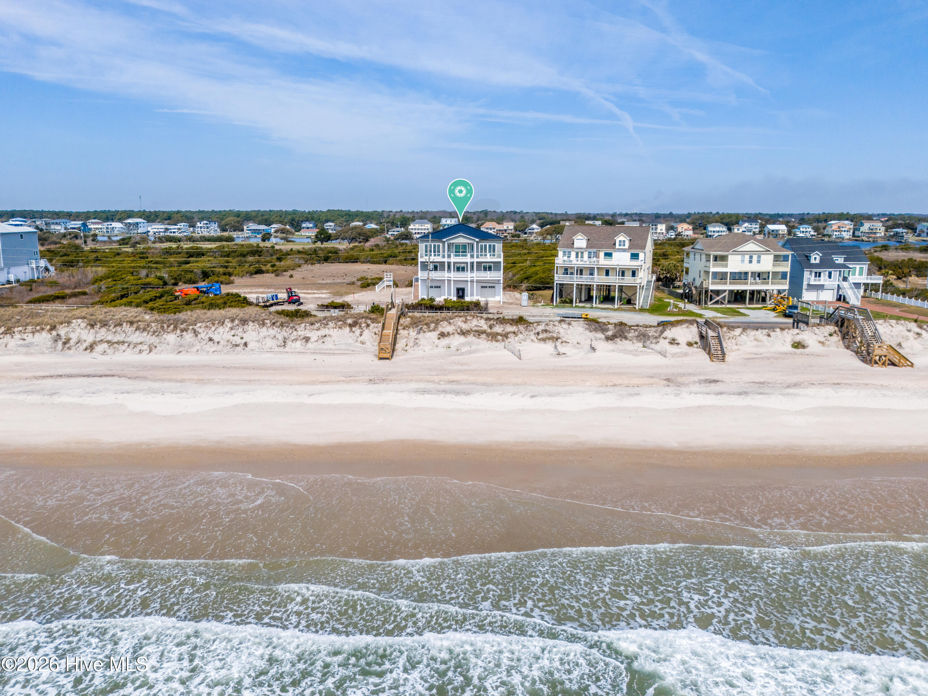 1519 New River Inlet Road North Topsail Beach, NC 28460 - Photo 52 of 63 Long Range Aerial