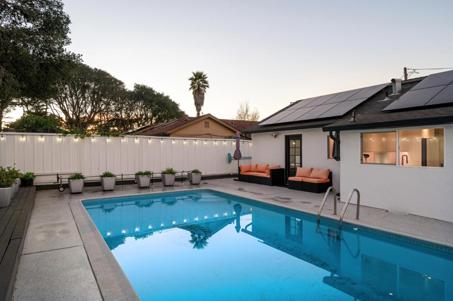 5 Bush Street Monterey, CA 93940 - Photo 46 of 48 a view of a house with pool and sitting area