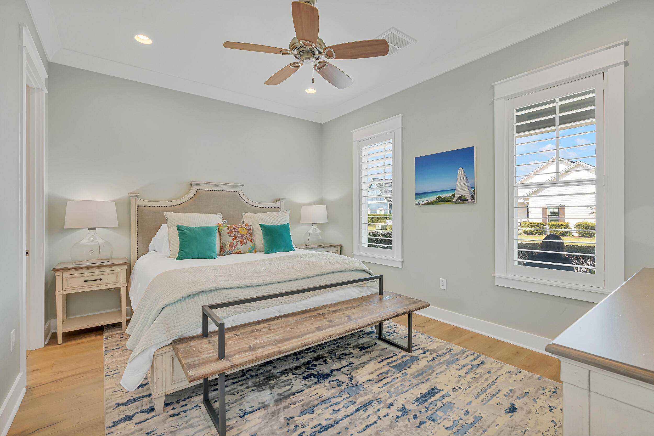 70 Sidecamp Road, Unit LOT 92 Watersound, FL 32461 - Photo 22 of 58 a bedroom with a bed dresser and a window