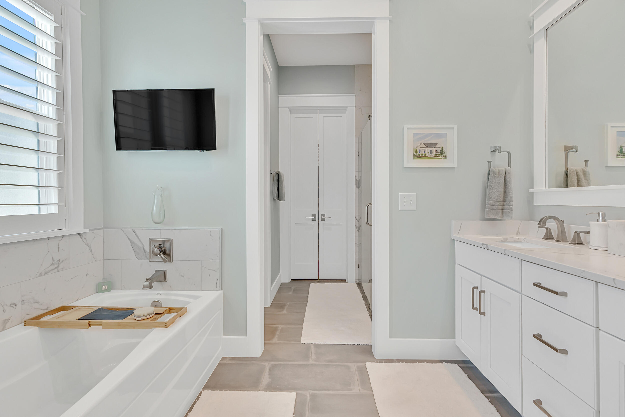 70 Sidecamp Road, Unit LOT 92 Watersound, FL 32461 - Photo 28 of 58 a bathroom with a sink a toilet and shower