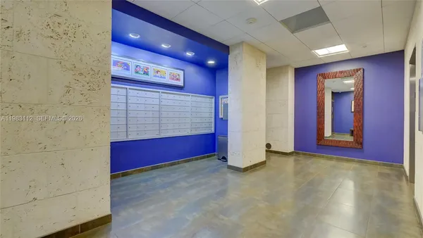 a view of an empty room