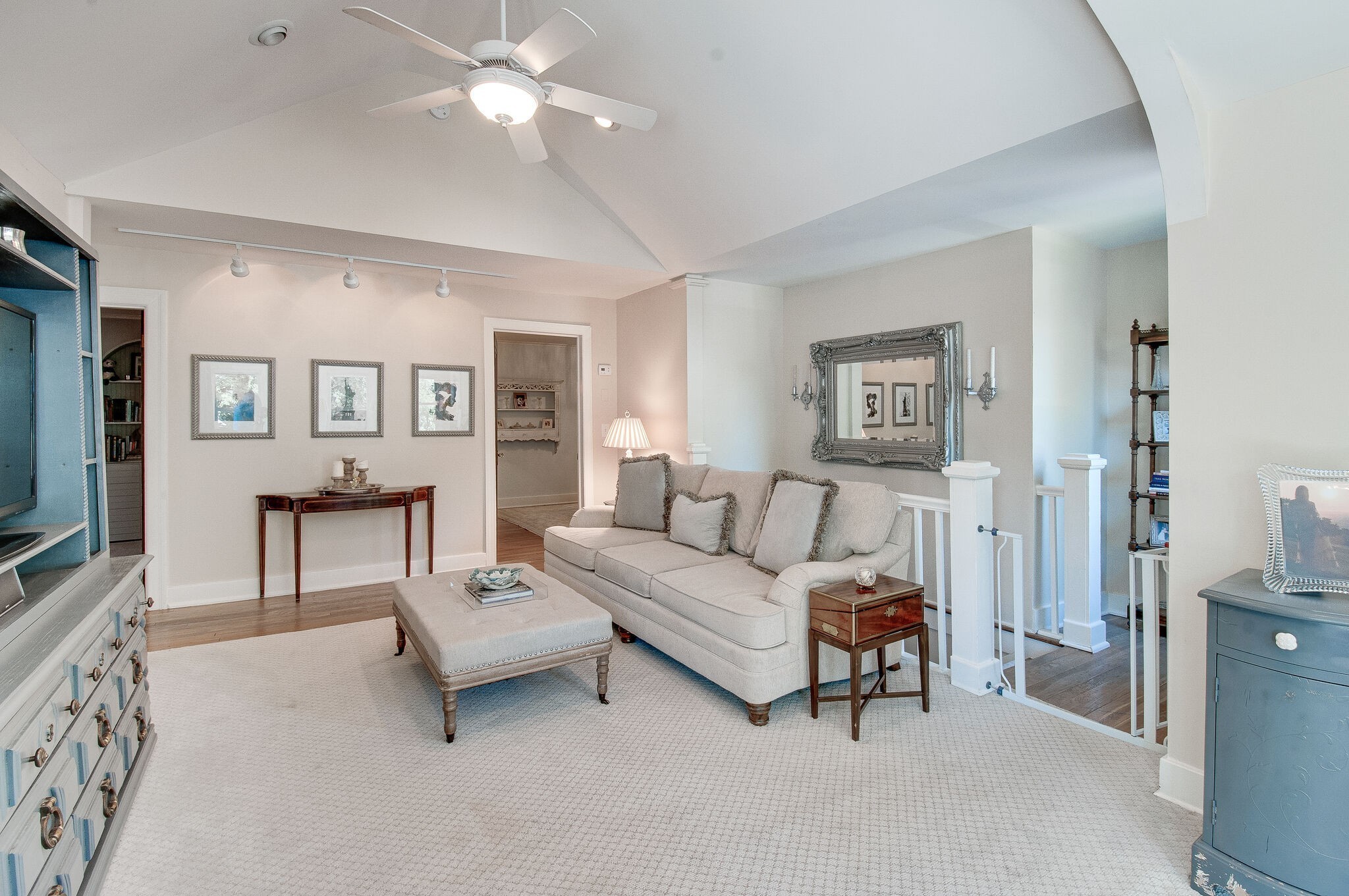 216 Cherokee Road Nashville, TN 37205 - Photo 23 of 39 a living room with furniture and a flat screen tv