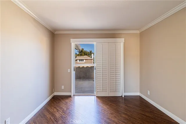 wooden floor in an empty room