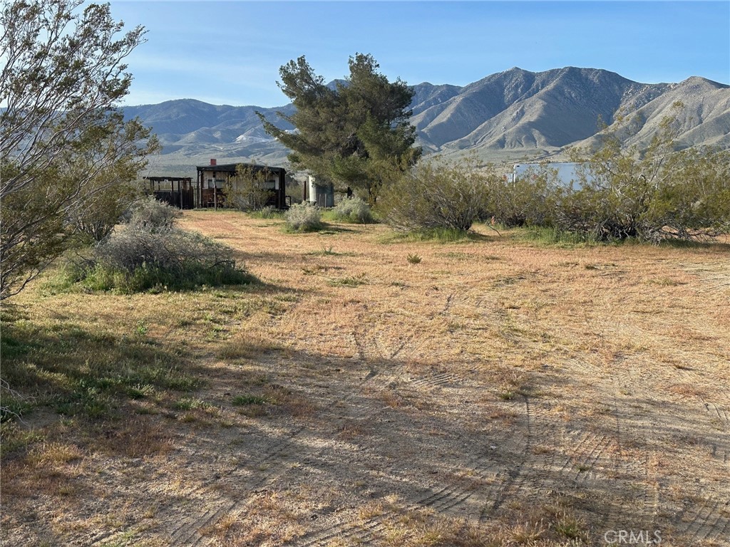 9772 Alamo Road Lucerne Valley, CA 92356 - Photo 17 of 24 a view of a house with a yard