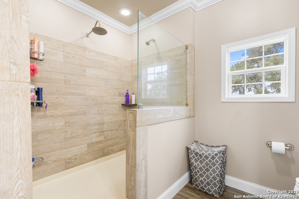 201 Private Road 1524 Bandera, TX 78003 - Photo 19 of 36 a bathroom with a shower and a sink