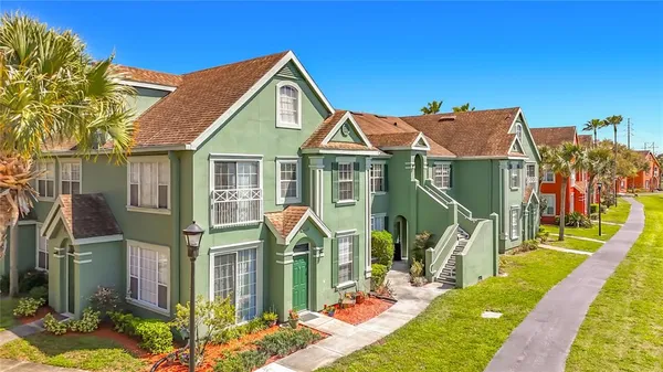a house view with a garden space