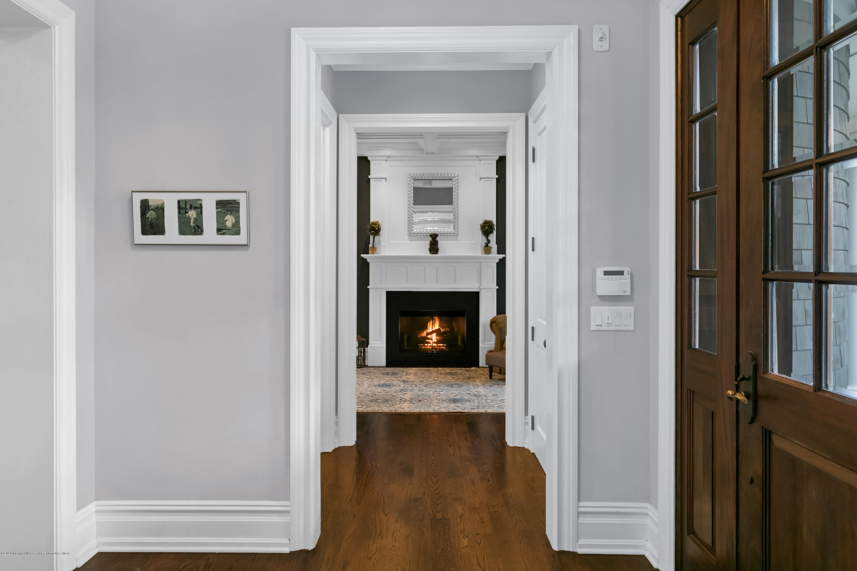 152 Black Point Road Rumson, NJ 07760 - Photo 7 of 56 View from foyer to study